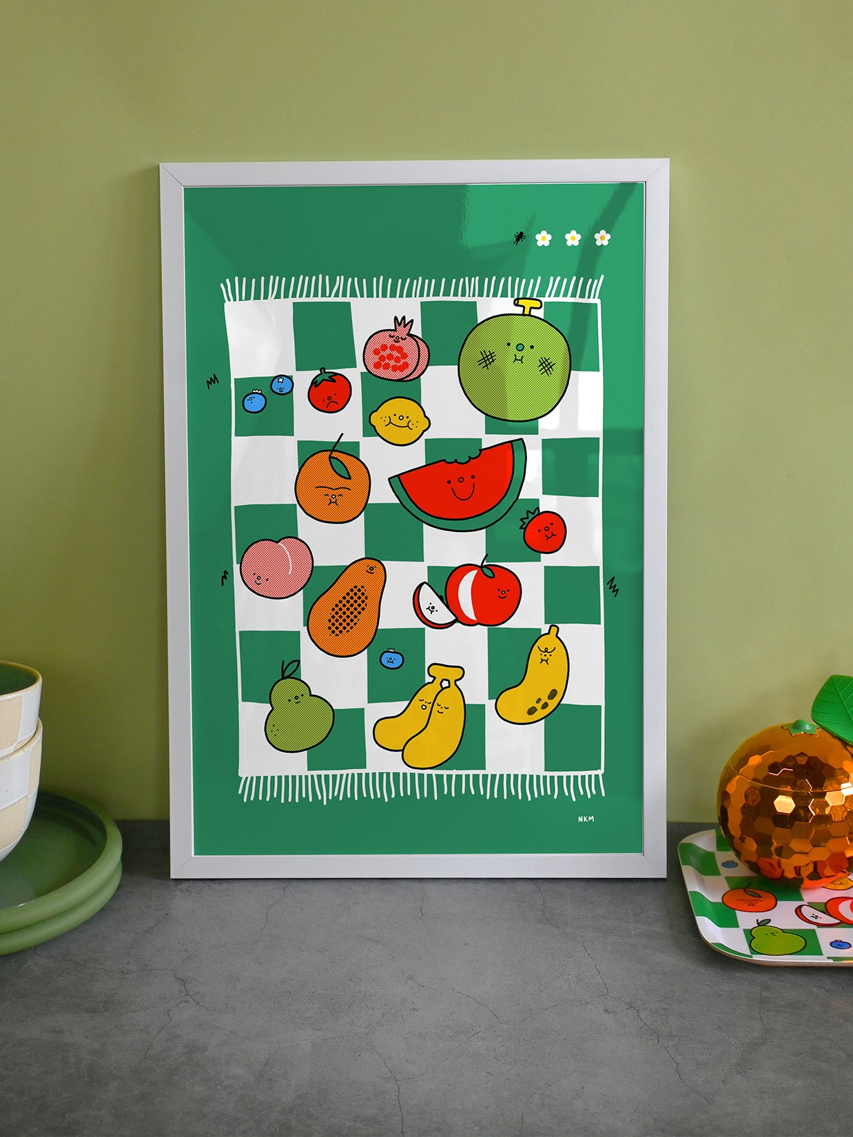 "Picnic" Art Print, by Natali Koromoto