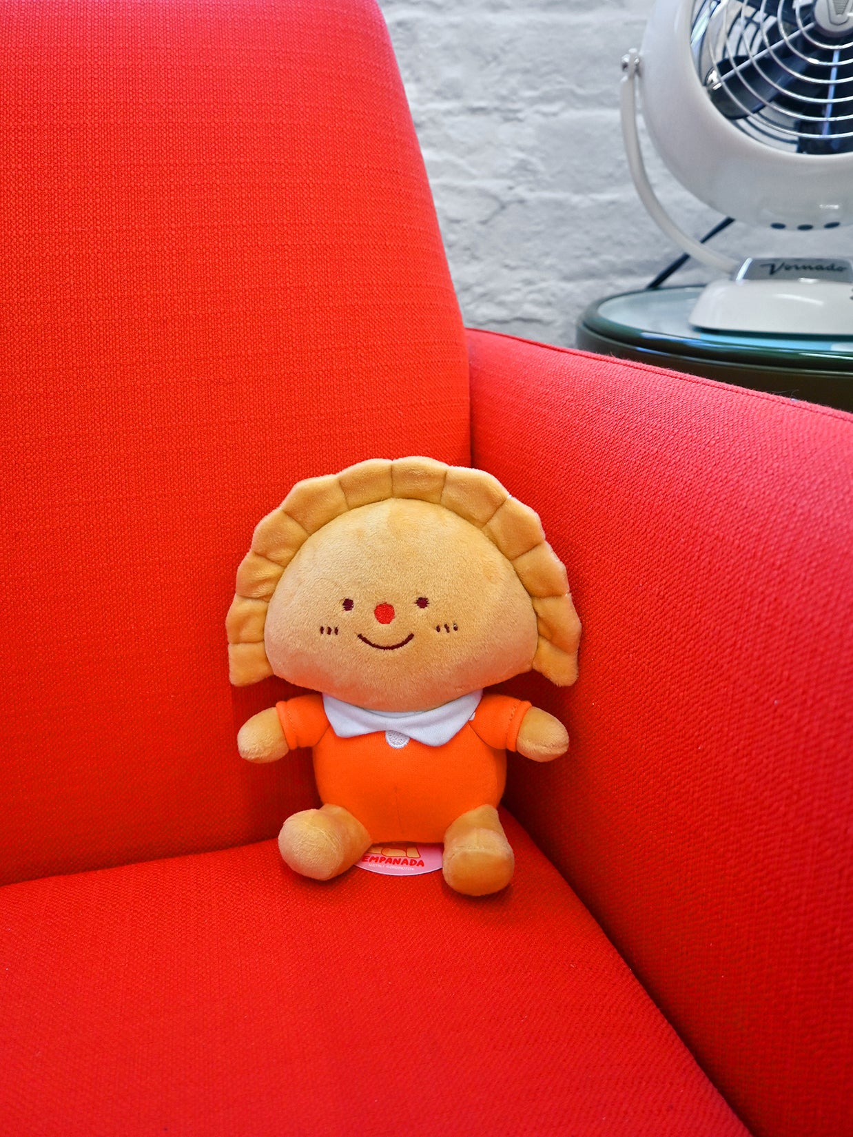 "Empanada" 7" Plush. Design by Natalí Koromoto Martínez.