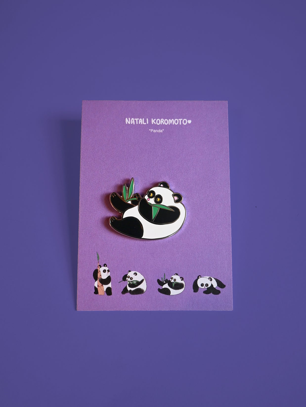 Pin de esmalte "Panda"