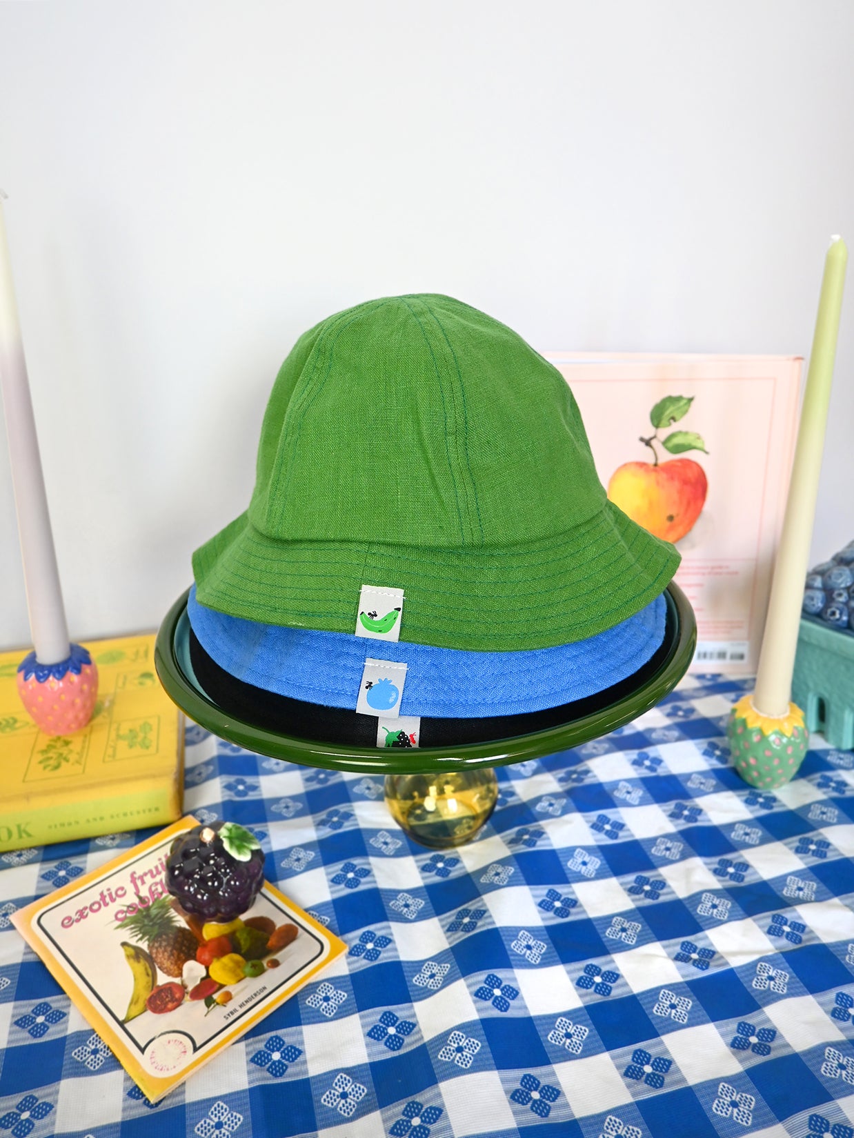 Tutti frutti Linen bucket hat