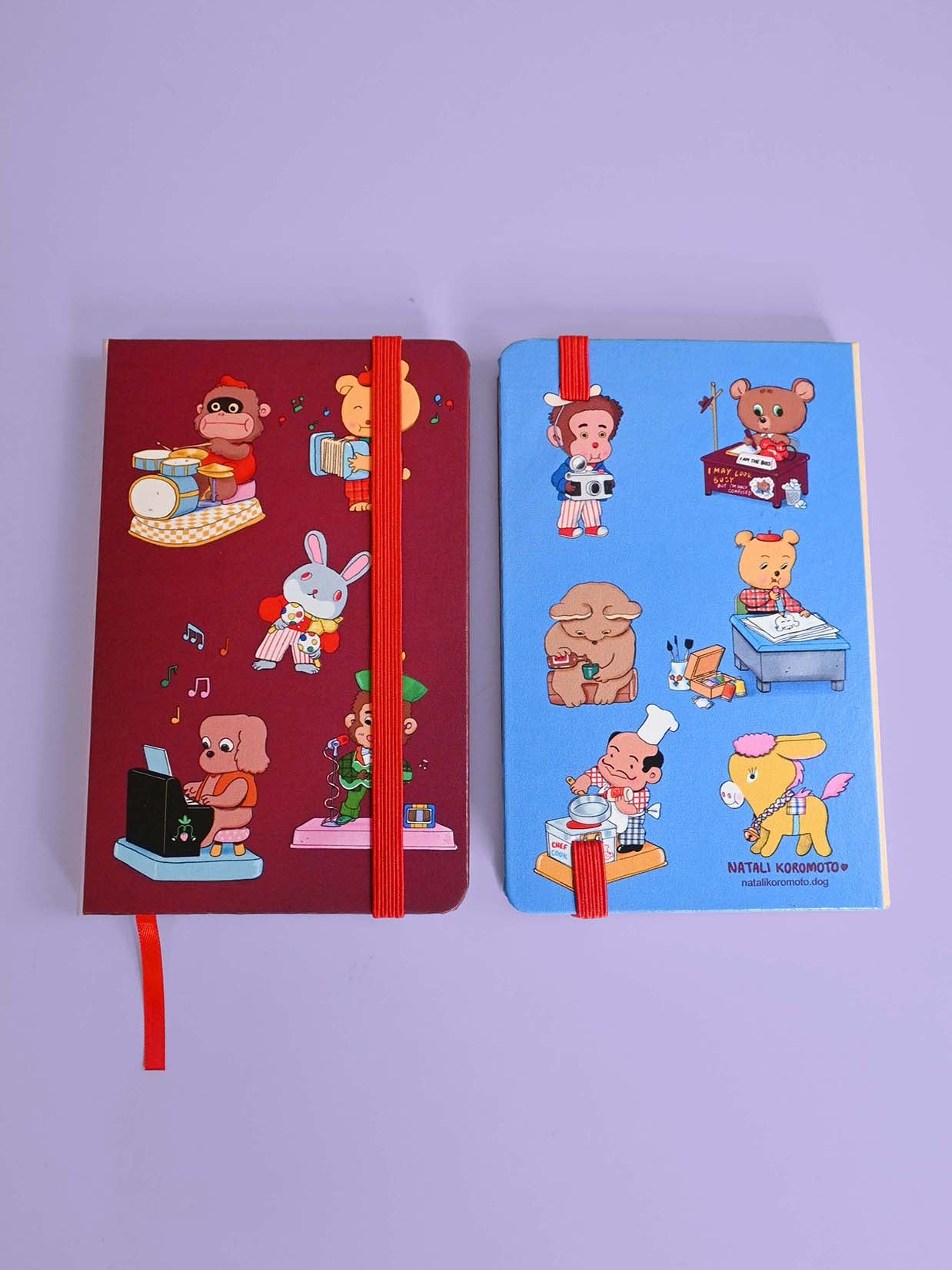 "Mechanical Toys" Hardcover Notebook. Design by Natali Koromoto.