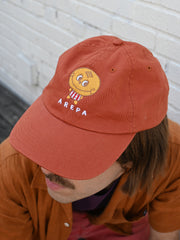 "Arepa" terra-cotta color embroidered cap