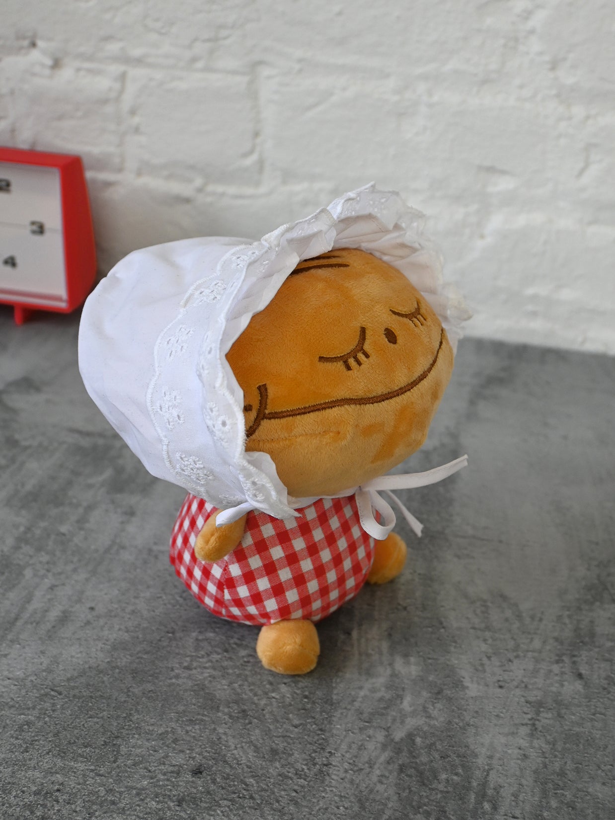 "Arepa" 8" Plush toy, designed by Natali Koromoto.