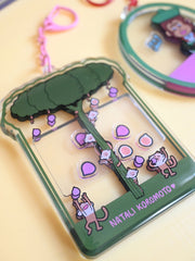 "Fig Feast" Keychain. Design by Natali Koromoto Martinez.