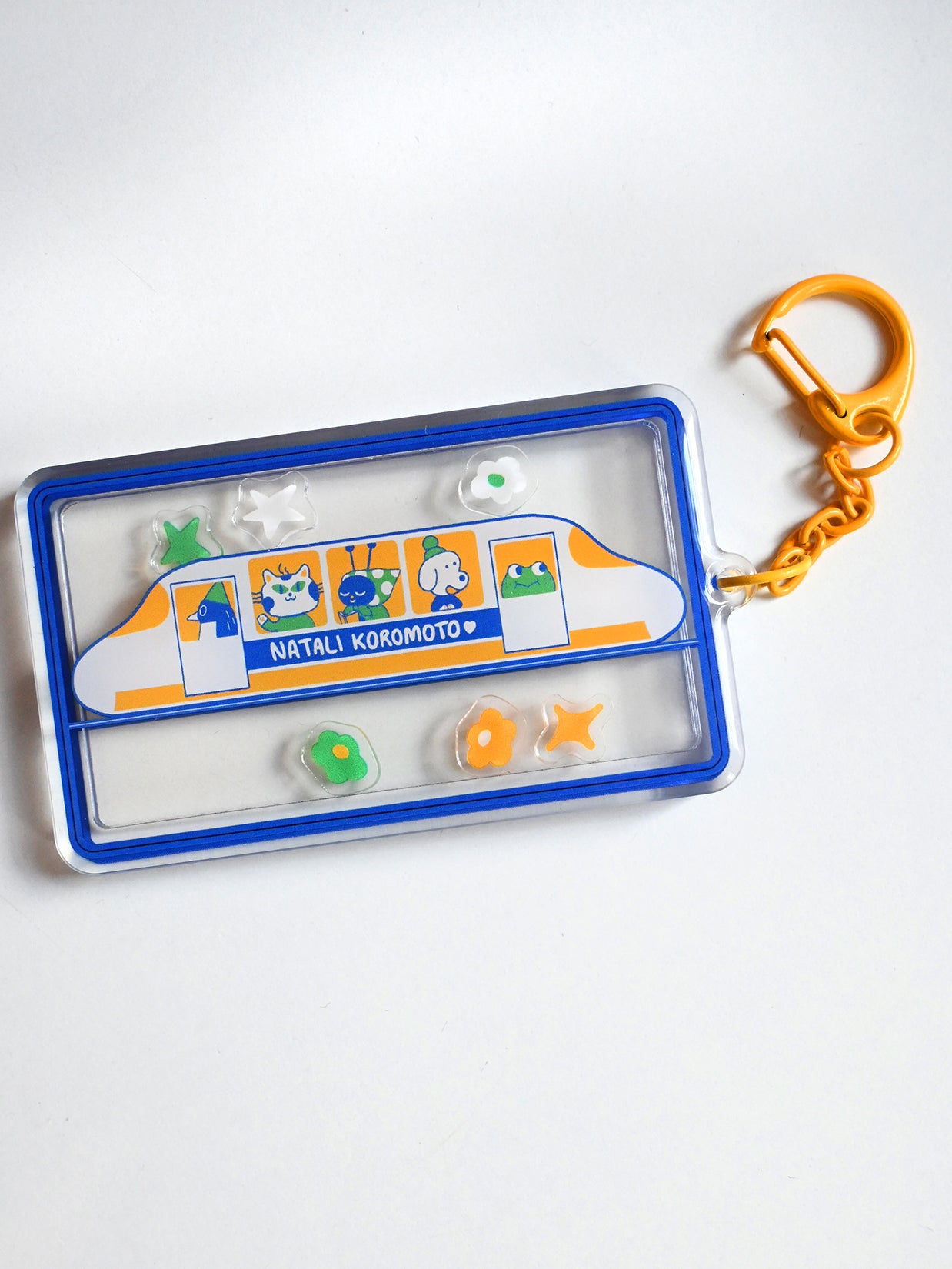 "Passengers" Keychain. Design by Natali Koromoto