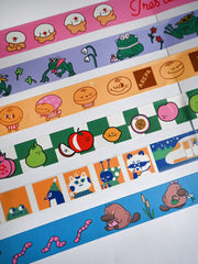 Nine Washi Tape designs, by Natali Koromoto.