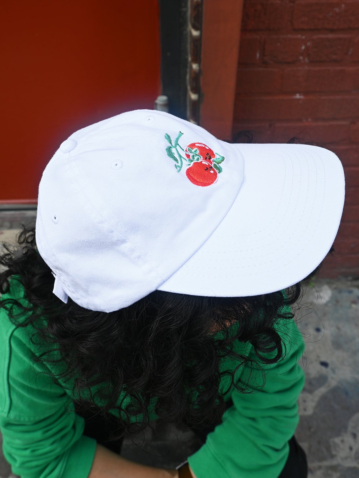 "You say Tomato, I say Tomate" hat design by Natali Koromoto.