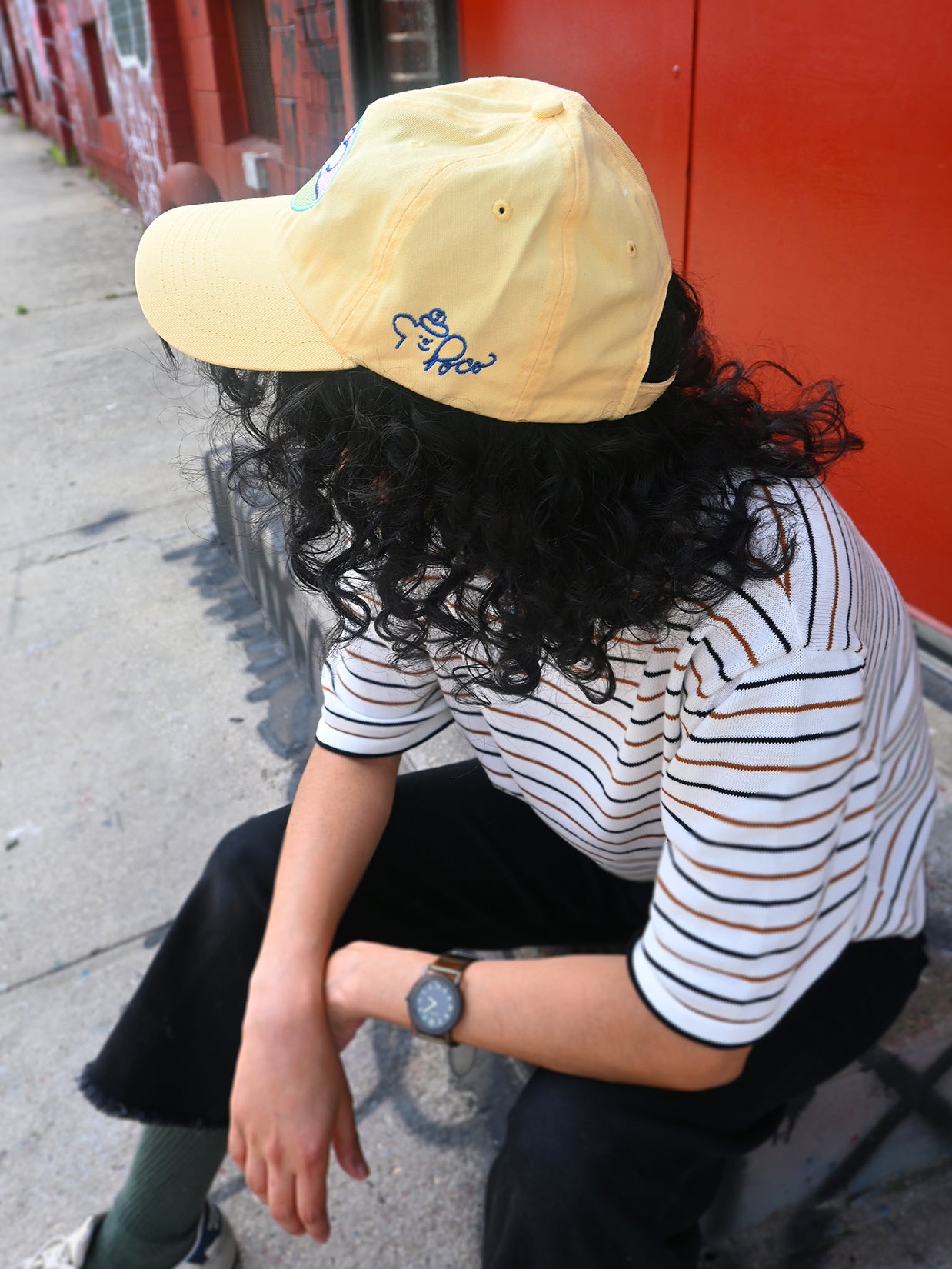 "Still Life with Poco" Cap design by Natali Koromoto.