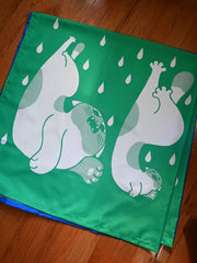 Part of the "Dry Cats" bath collection by illustrator Natali Koromoto. "Dry Cats" shower curtain.