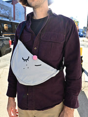 "Moonshine" Crescent Bag. Natali Koromoto design NYC