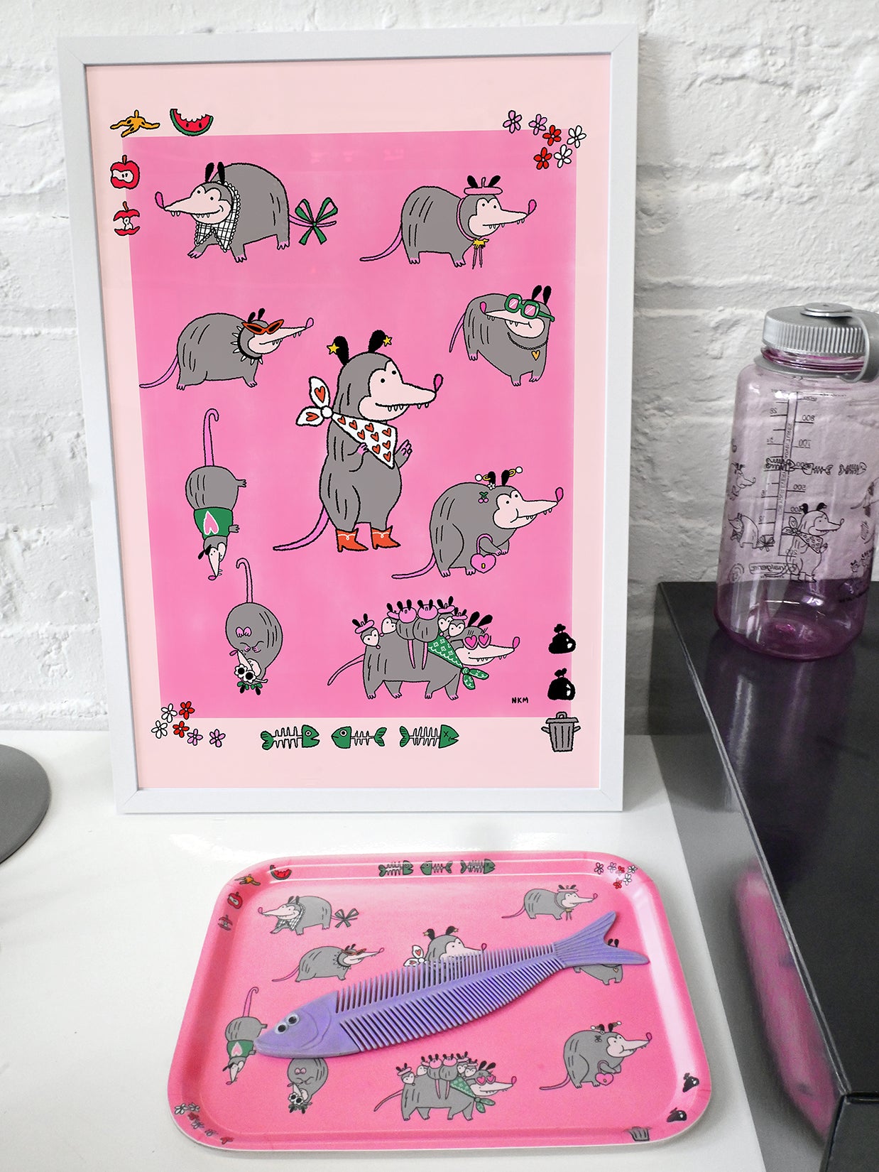 Impresión artística "maravillosamente marsupial"