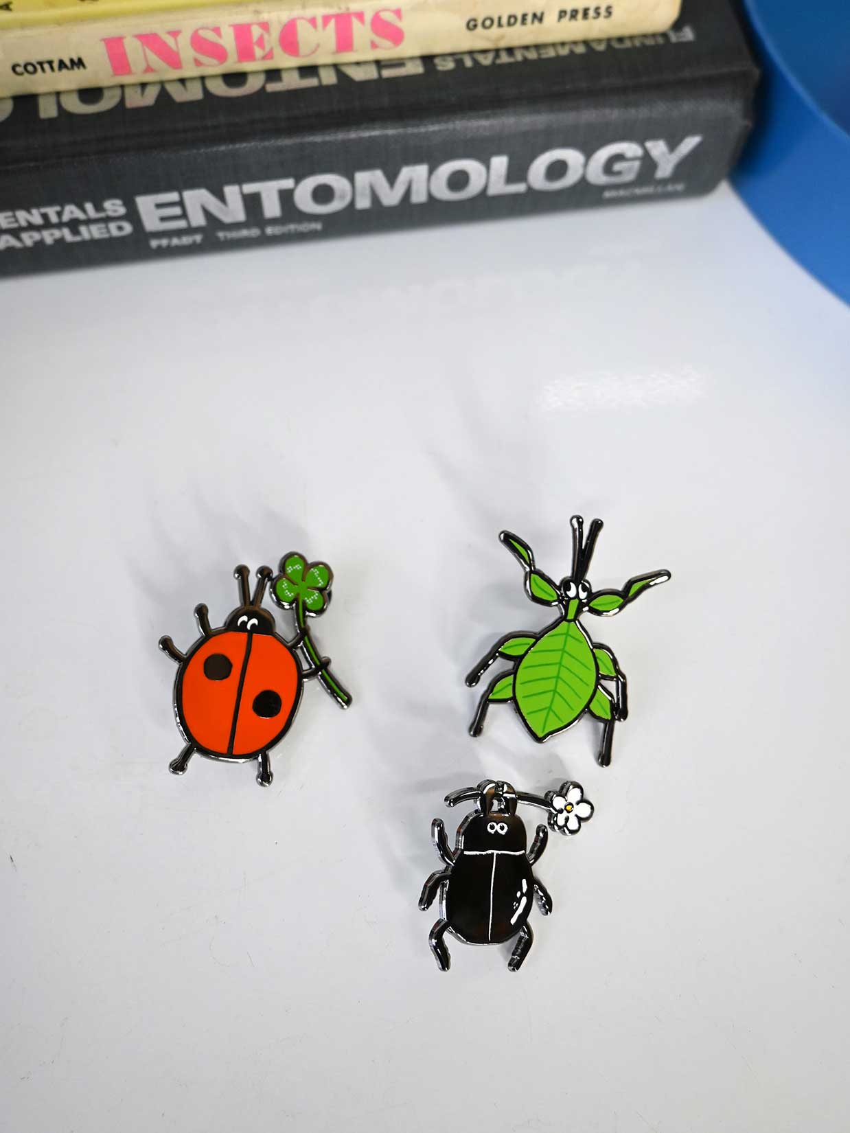"Lucky Bug" Enamel pin, designed by HO HOS HOLE IN THE WALL (NYC)