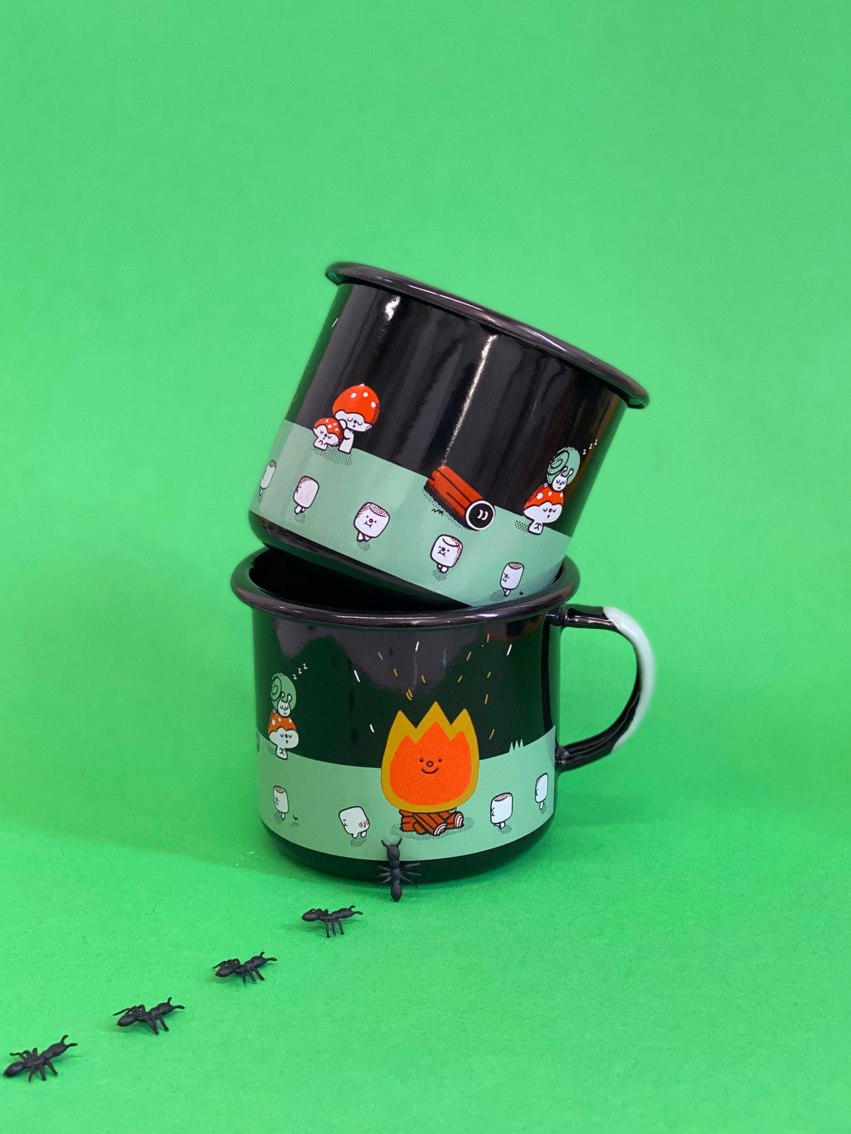 Natali Koromoto "Campfire" Enamel mug