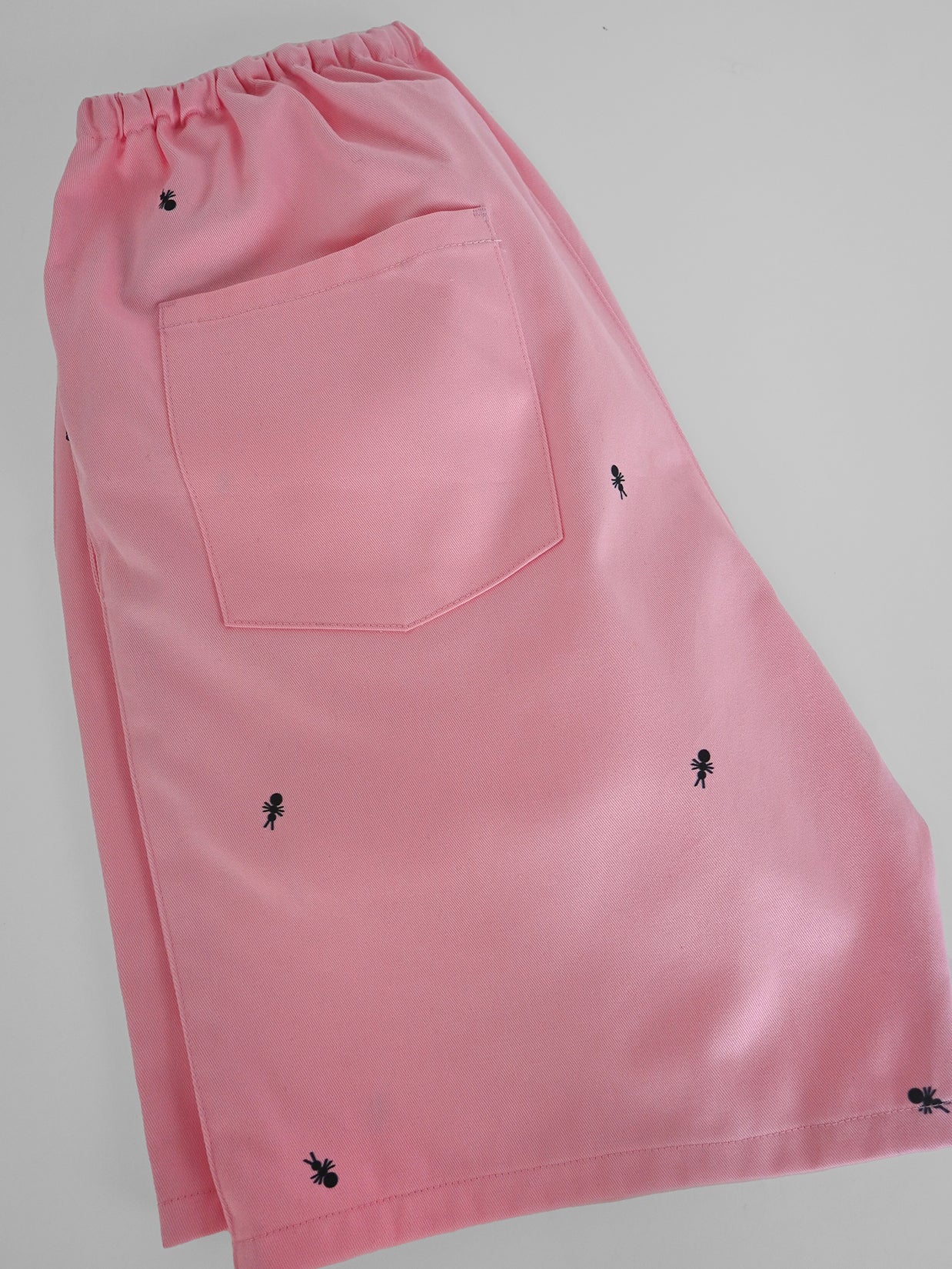 HO HOS HOLE IN THE WALL brand  "Ants on Your Pants" Shorts. Pink Lemonade colorway
