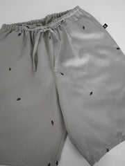 HO HOS HOLE IN THE WALL brand  "Ants on Your Pants" Shorts. Pearl Grey colorway