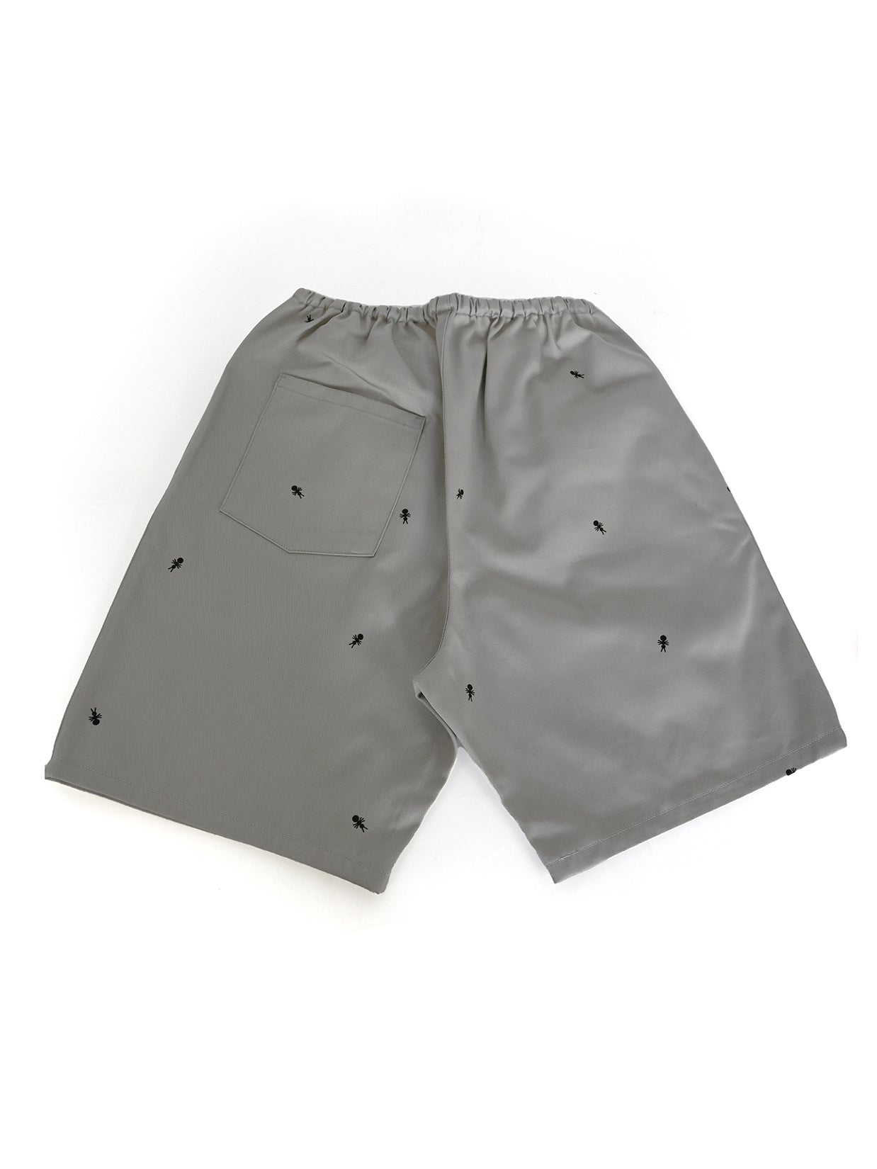 HO HOS HOLE IN THE WALL brand  "Ants on Your Pants" Shorts. Pearl Grey colorway