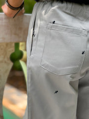 HO HOS HOLE IN THE WALL brand  "Ants on Your Pants" Shorts. Pearl Grey colorway