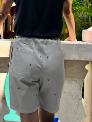HO HOS HOLE IN THE WALL brand  "Ants on Your Pants" Shorts. Pearl Grey colorway