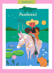 "Pantanal" Art Print. Illustration by Natali Koromoto.