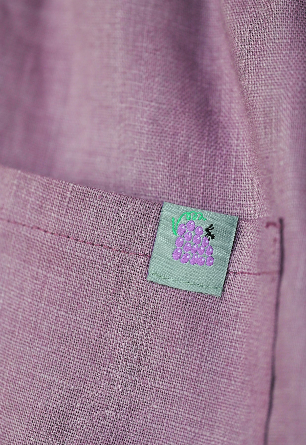 Pantalon en lin "Tutti Frutti" - Raisin violet