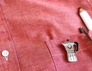 Natali Koromoto design "Espresso Time" (Enamel Pin)
