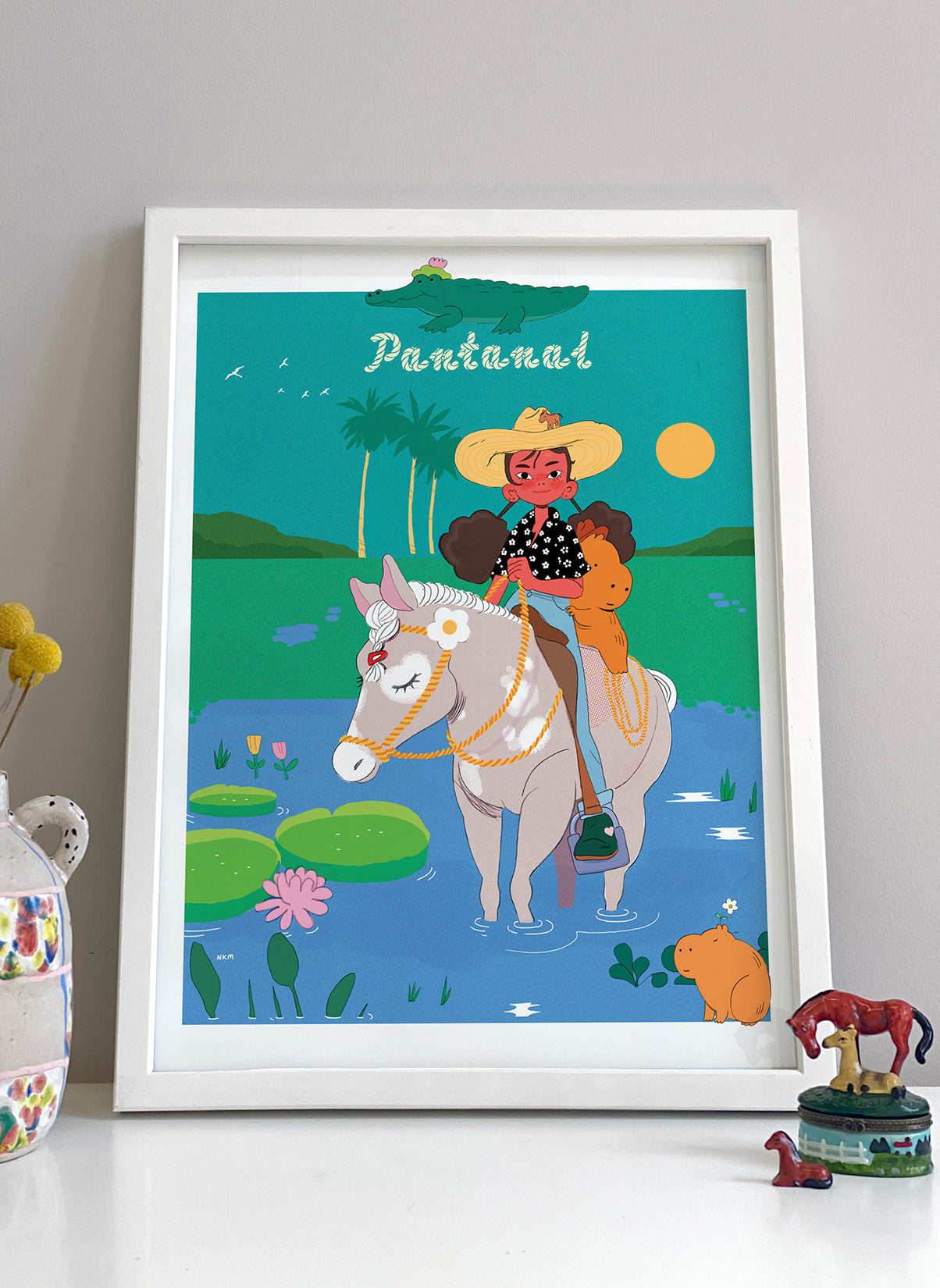 "Pantanal" Art Print. Illustration by Natali Koromoto.