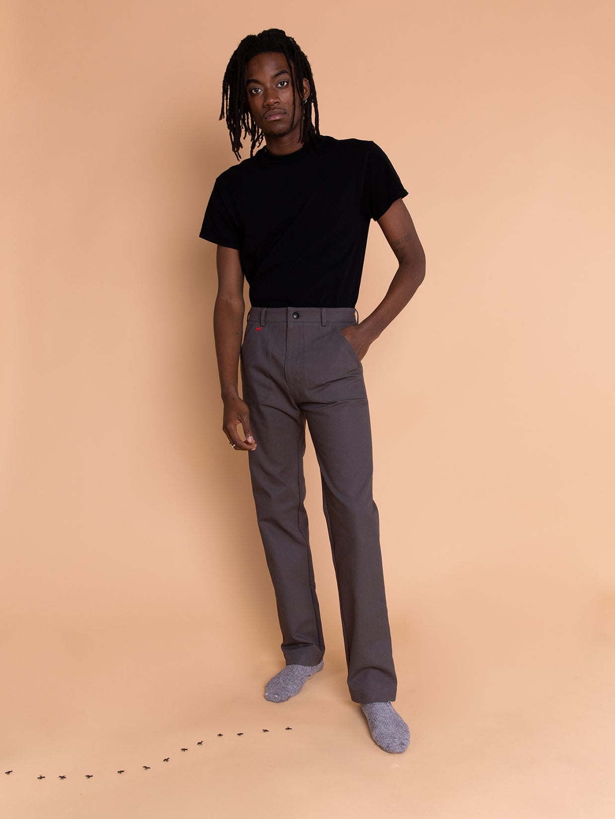 "Fire Ant" Pant - Thunder. By HO HOS HOLE IN THE WALL (NYC)