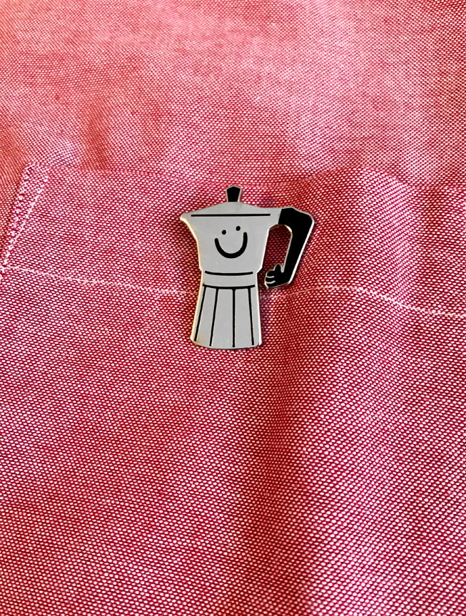 Natali Koromoto design "Espresso Time" (Enamel Pin)