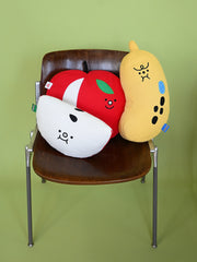 "Bad-nana" throw pillow. Design by Natali Koromoto Martinez.