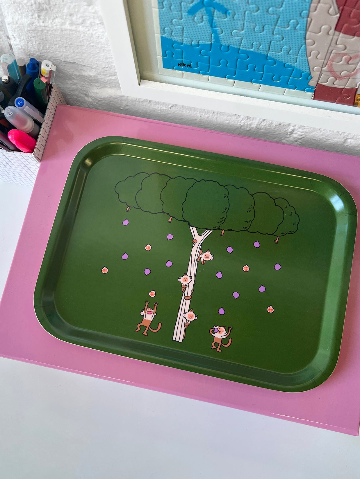 Plateau fourre-tout "Fête des figues"