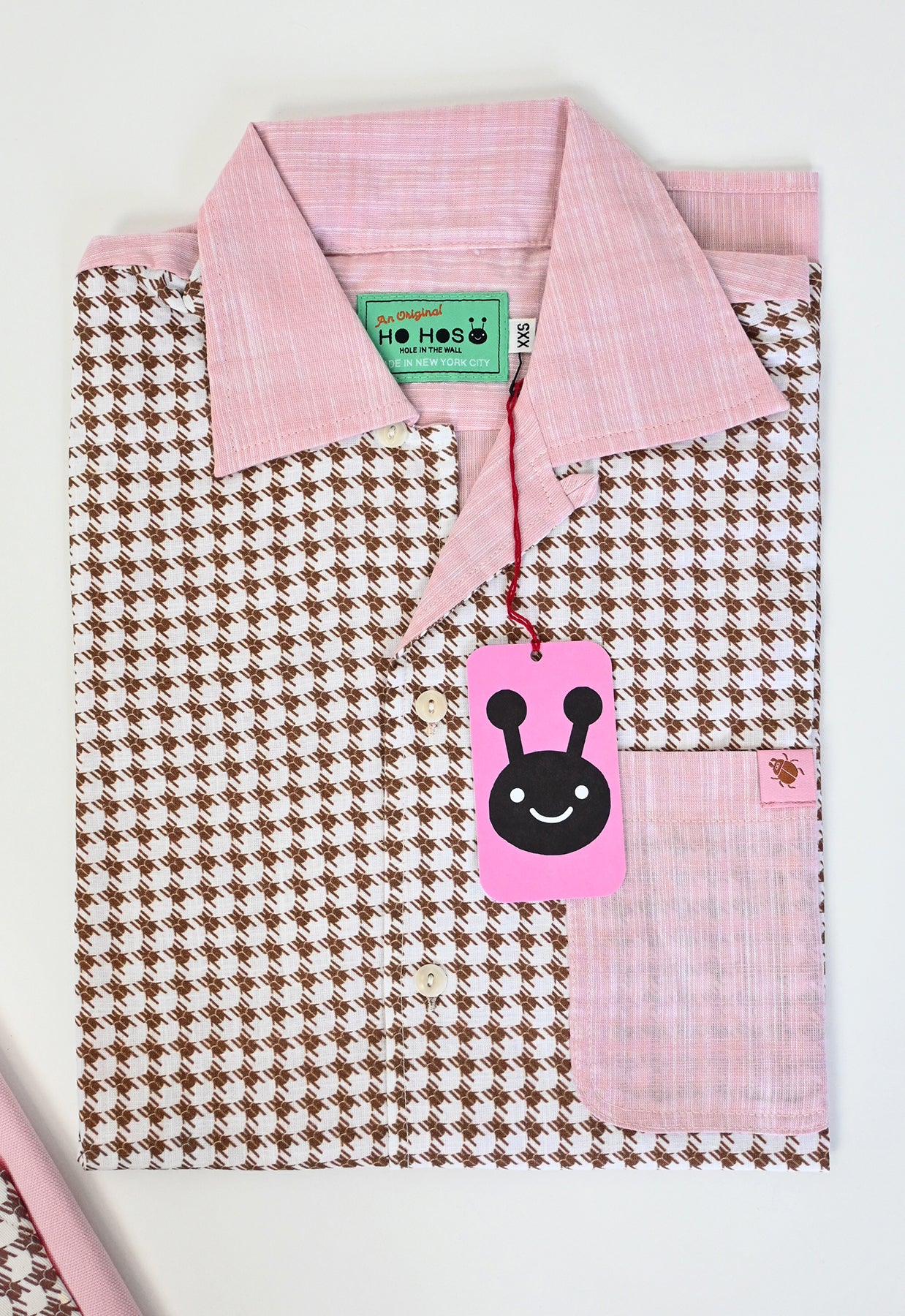 "Beetletooth" Shirt - Dusty Pink Cotton