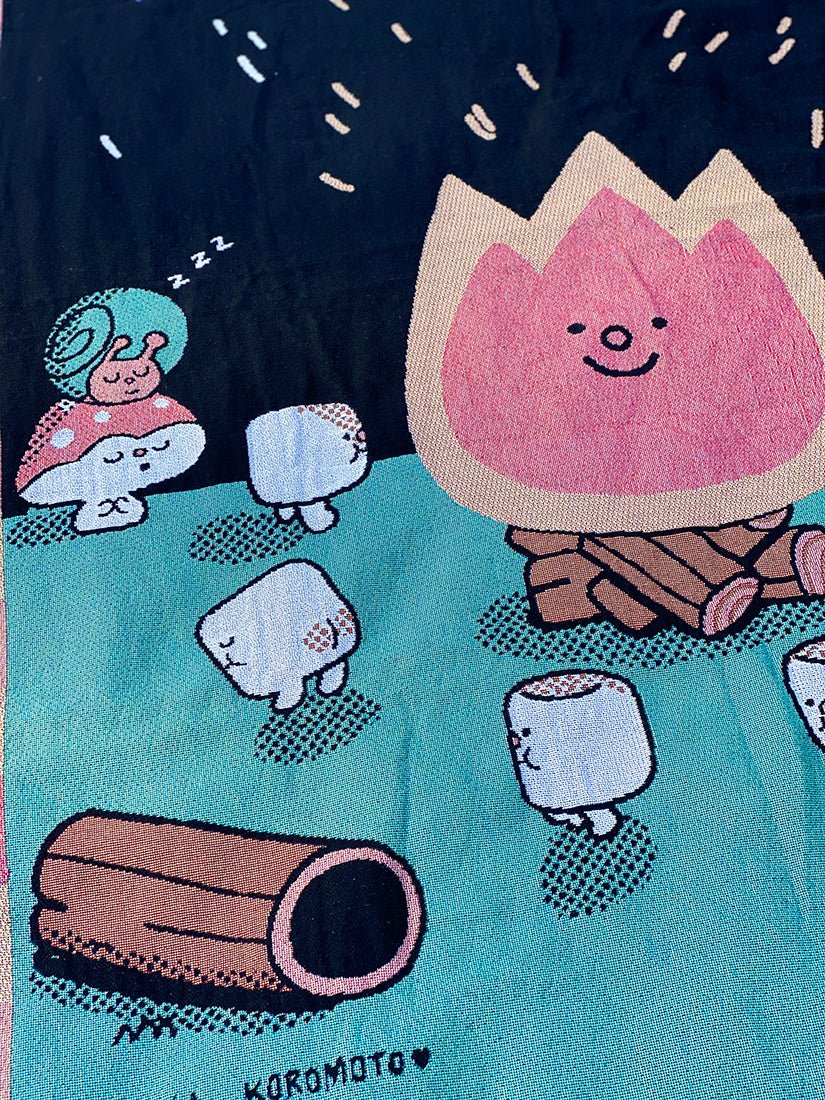 "Campfire" Throw blanket