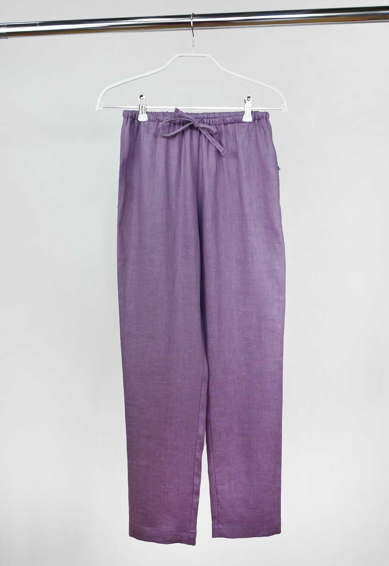 Pantalon en lin "Tutti Frutti" - Raisin violet