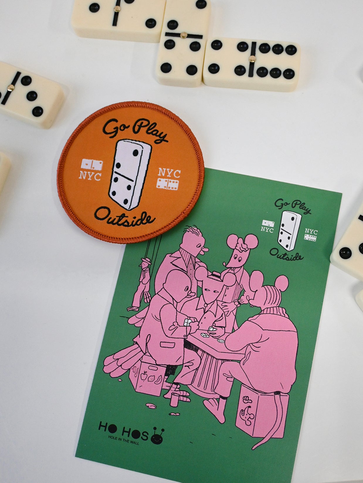 Parche tejido "Go Play Outside"