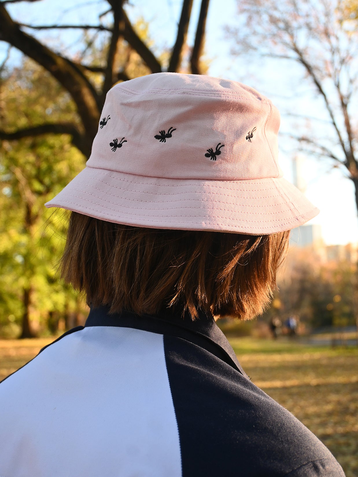 "Strawberry & Ants" bucket hat