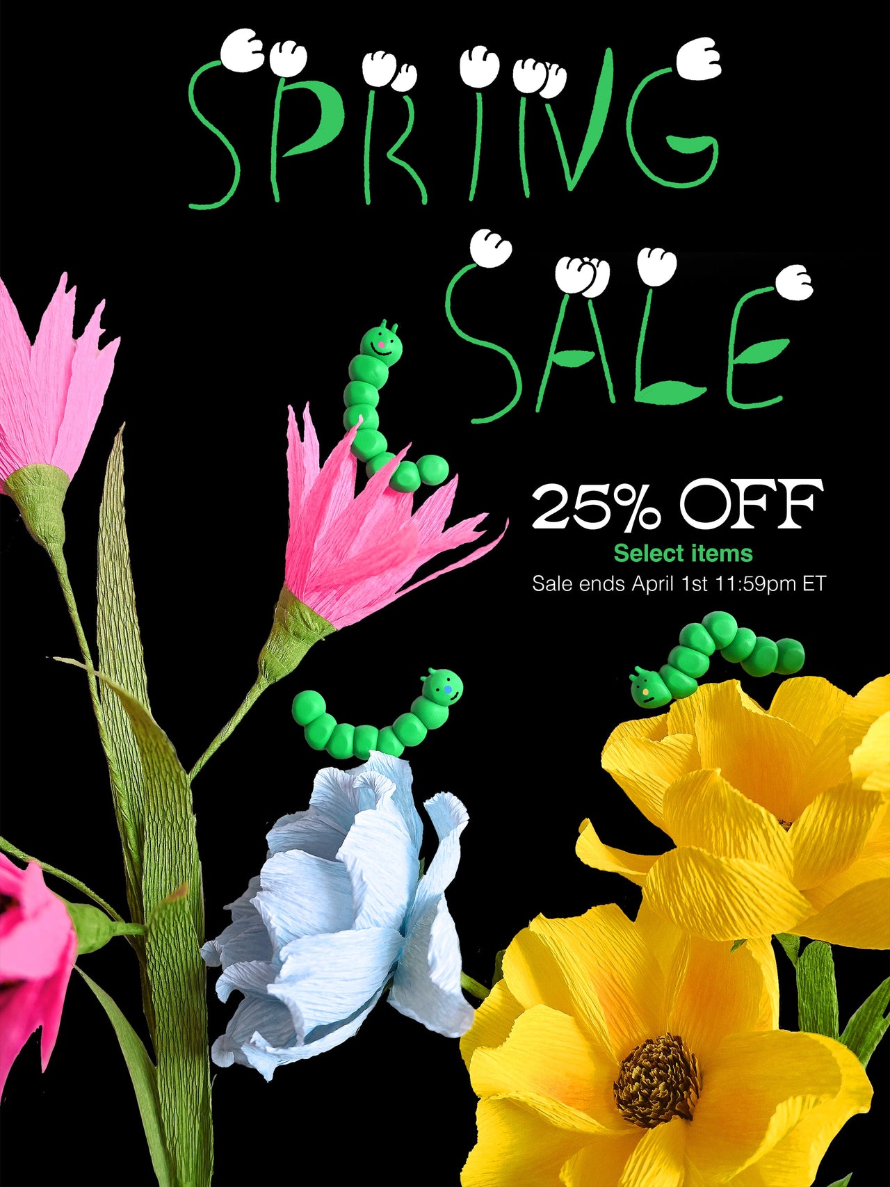 SPRING SALE 25% OFF