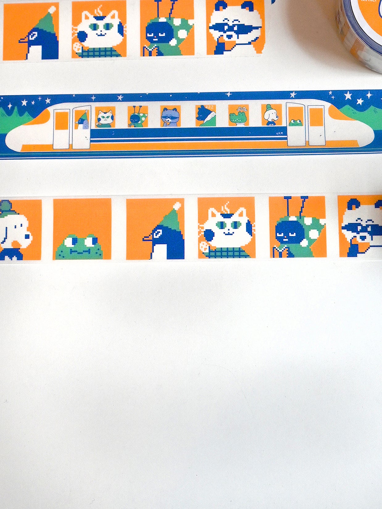"The Passengers" design Washi Tape, by Natali Koromoto.