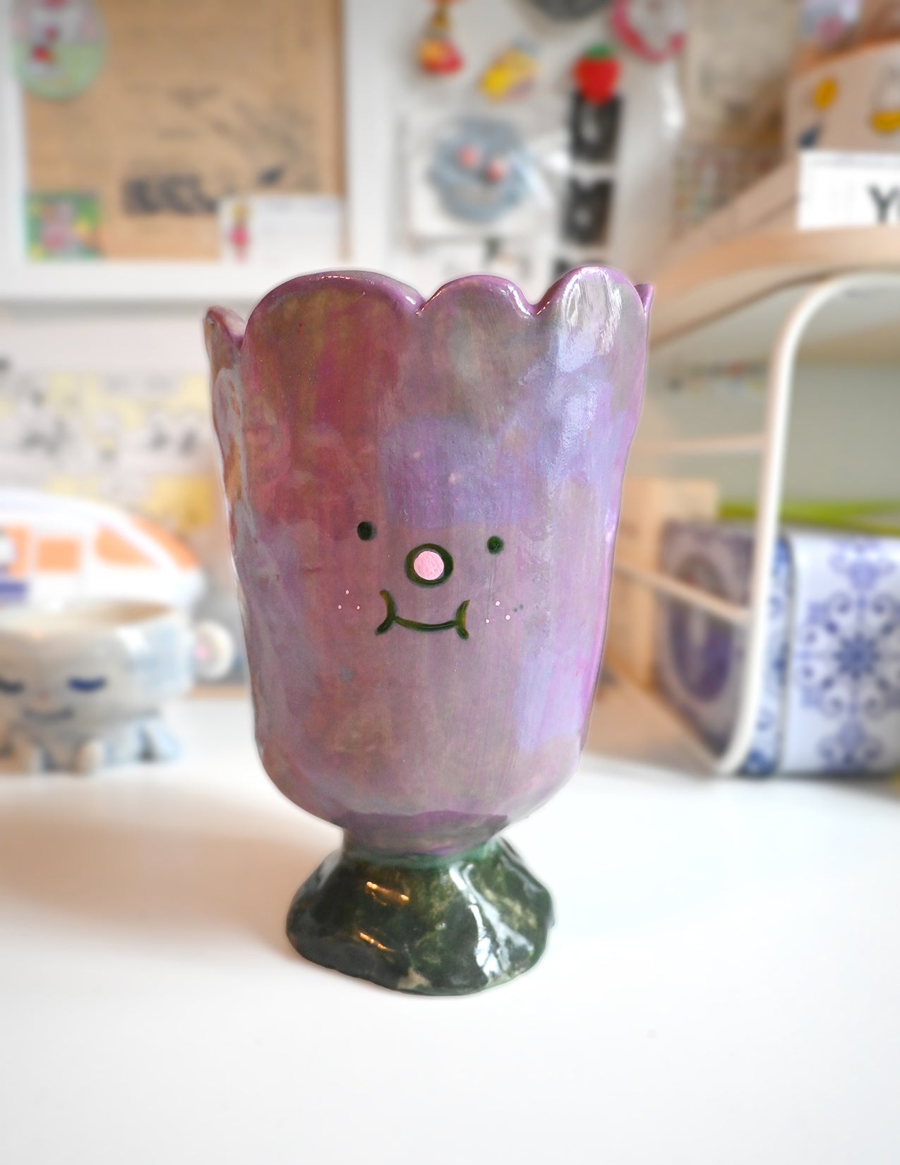 "FORTUNE MARIE" Ceramic Vase