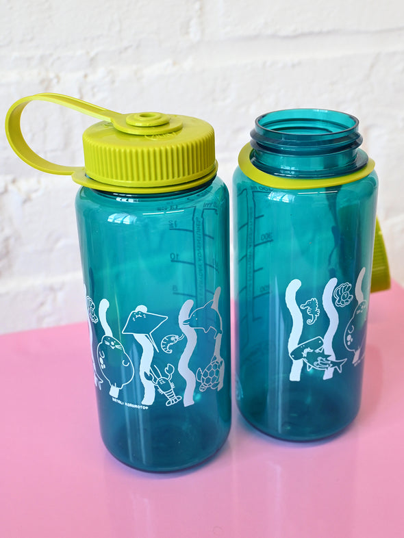 "Sea Creatures" 16oz Nalgene Water Bottle