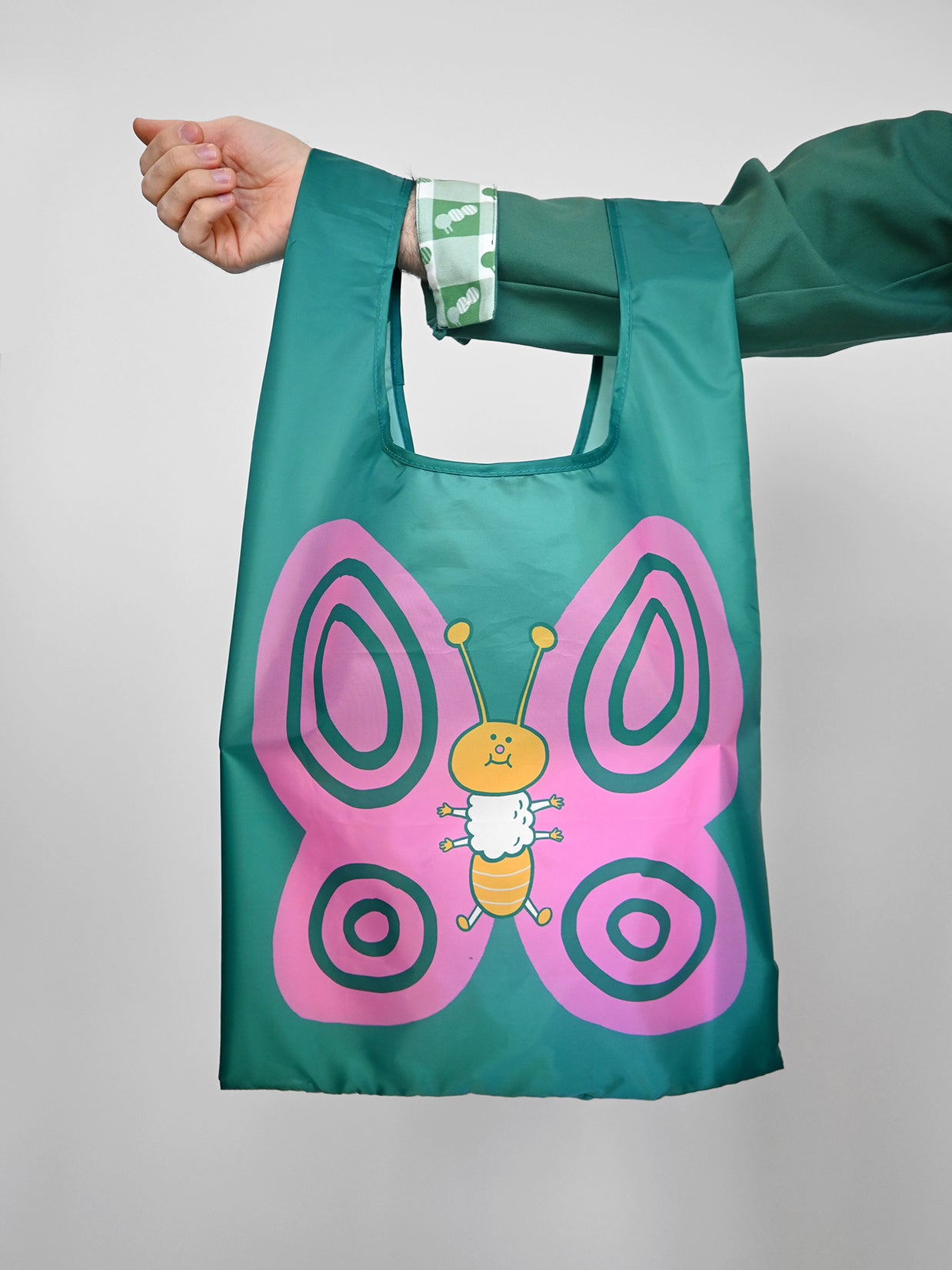 "Mighty Morphing" Reusable Bag. Design by HO HOS HOLE IN THE WALL
