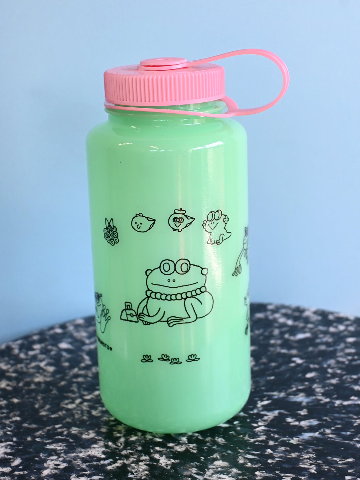 Nalgene Glows Green Water Bottle