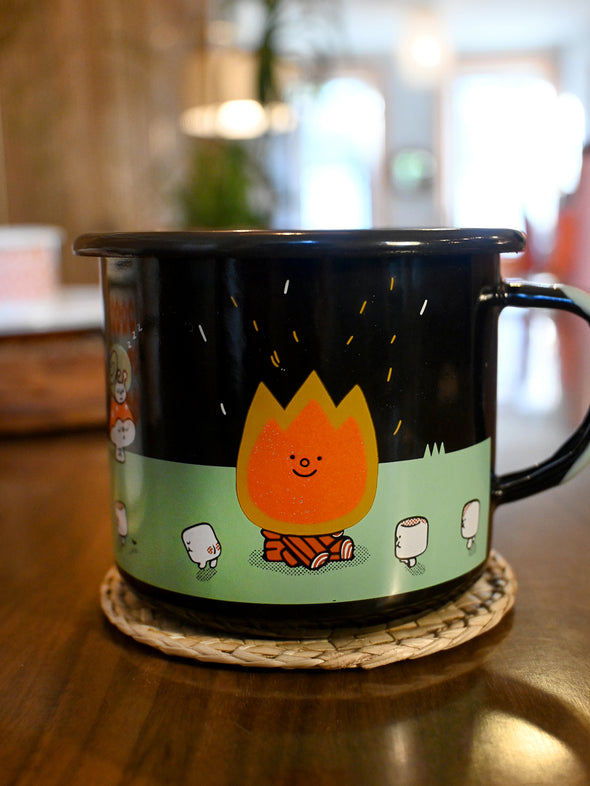 Natali Koromoto "Campfire" Enamel mug
