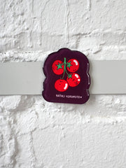 "Garden Party" Acrylic Magnets. Design by Natali Koromoto Martinez