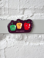 "Garden Party" Acrylic Magnets. Design by Natali Koromoto Martinez