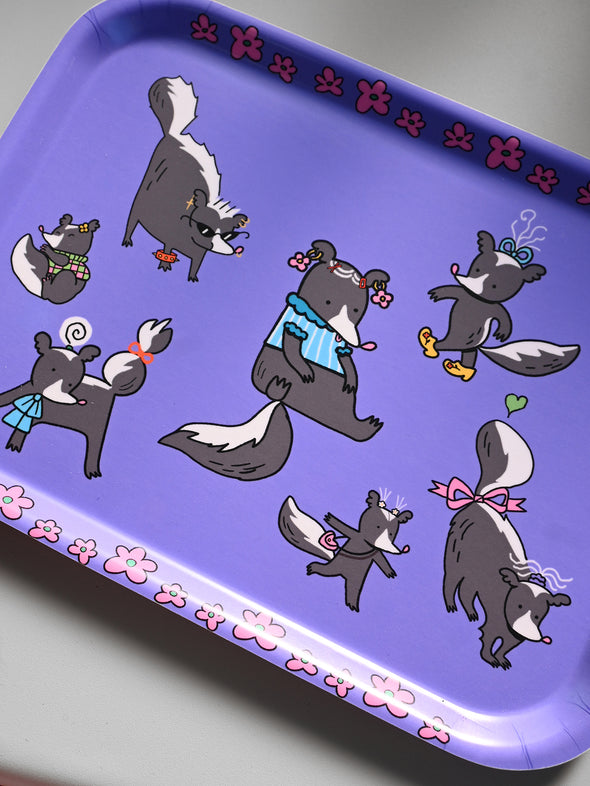 "Stylishly Skunky" Catch-all tray