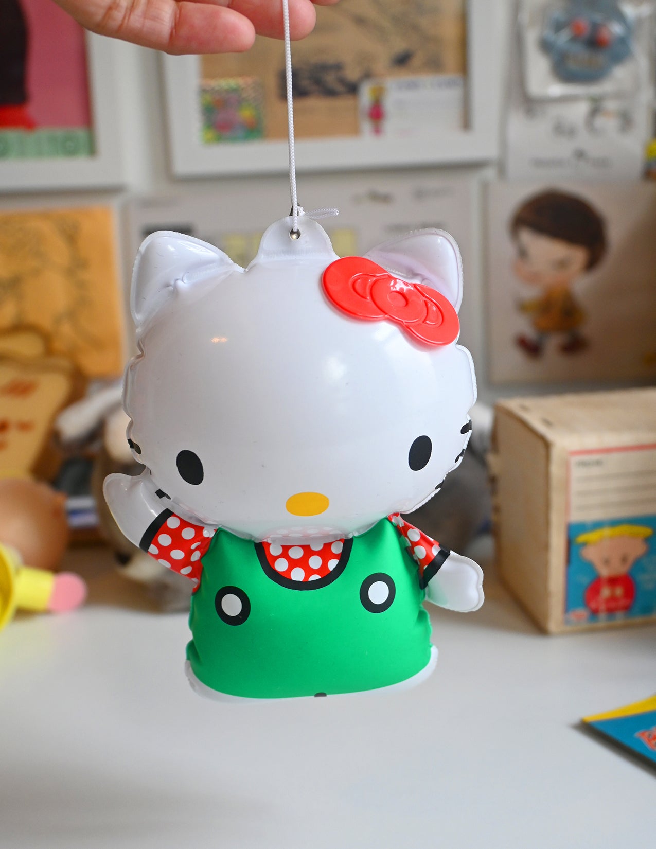 "Inflatable Hello Kitty" Vintage  toy