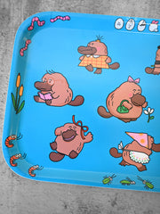 "Pleasantly Platypus" Catch-all tray. Design by Natalí Koromoto Martínez.