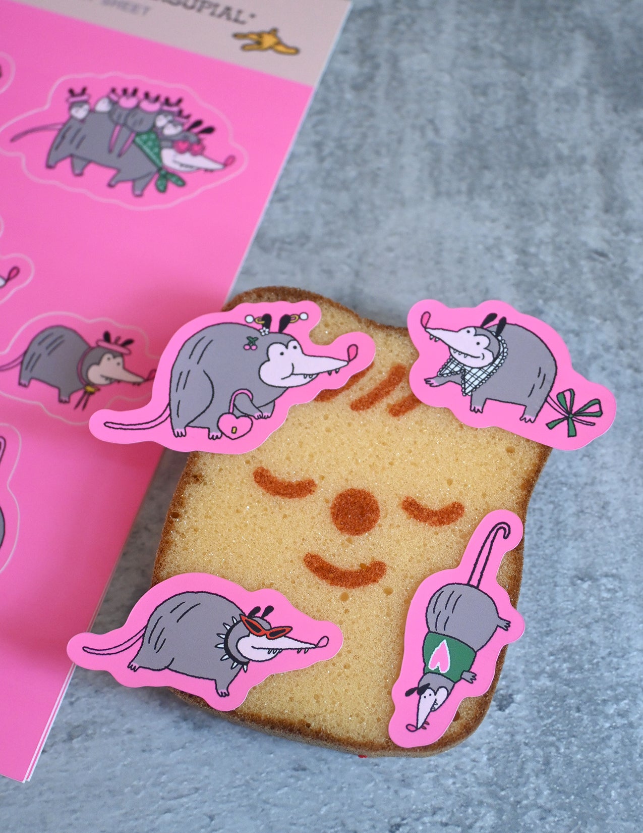 “Marvelously Marsupial” Sticker sheet