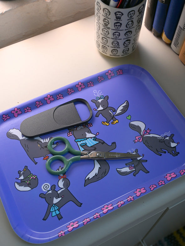 "Stylishly Skunky" Catch-all tray
