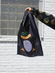 "Hatch me if you can" Reusable shopping bag. Design by Natali Koromoto, NYC.